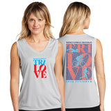 WPT Women's Tech V-Neck Tank -Silver- 2026 Finisher