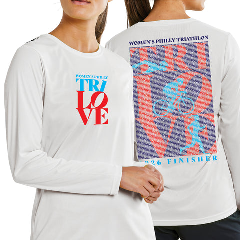 WPT Women's LS Tech CRAFT Tee -White- 2026 Finisher