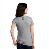 Women's Perfect Blend V Neck Tee - Light Grey Heather - Tri AC