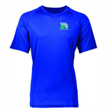 Mens Tech Raglan Tee - Royal - Tri Ac