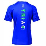 Mens Tech Raglan Tee - Royal - Tri Ac