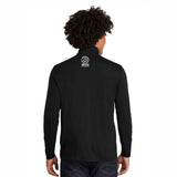 Mens Tech Triblend 1/4 Zip - Black - Tri Ac