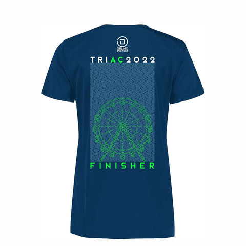 TRI AC Womens Tech V-Neck Tee - Navy - Names 2022