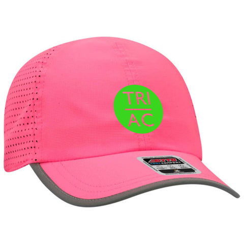 TRIAC Cap - Tech Reflective -Neon Pink- Embroidered