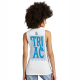 TRIAC Women's Triblend Muscle Tank -White- 2025 Names