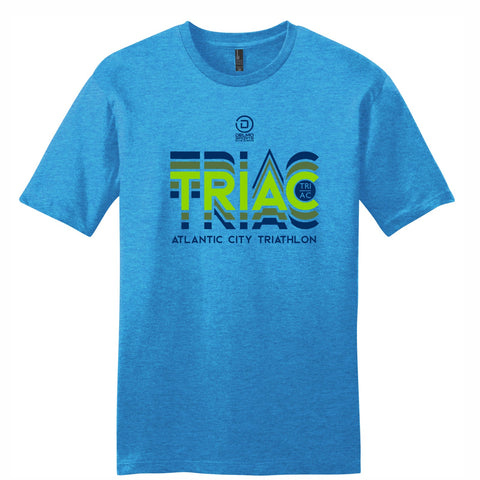 TRIAC Adult Fashion Tee -Turquoise- Repeat