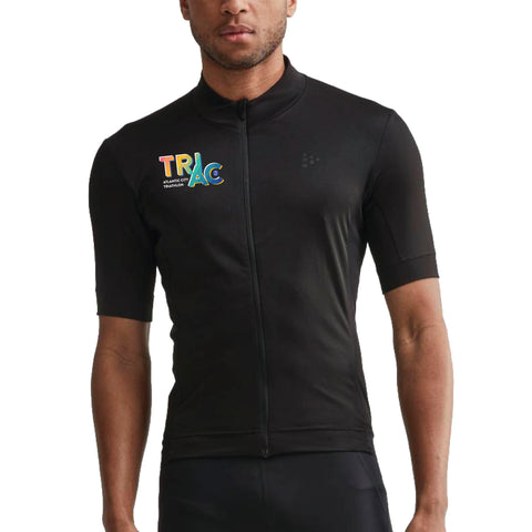 TRIAC Men's CRAFT Full Zip Jersey -Black- TRIAC