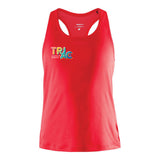 TRIAC Women's CRAFT Tech Singlet -Reddish- Design 1