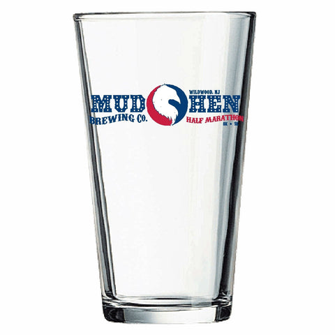 Mudhen Logo' Pint - Clear