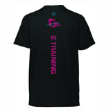 Women's Philly Tri '2022 In Training' Design Women's SS Tech V-Neck Tee - Black