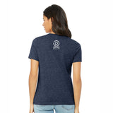 WPT Women's Relaxed Tee -Heather Navy- Repeat