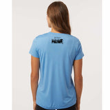 WPT Women's Tech Tee -Carolina Blue- Triangle