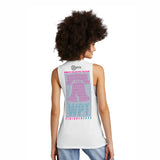 WPT Women's Muscle Tank -White- 2025 Names
