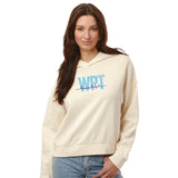 WPT Women's Boxy Hoody -Bone- Script