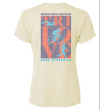 WPT Women's Tech Tee -Light Yellow- 2026 Finisher
