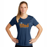 Tri the Wildwoods Women's Short-sleeve Tech Tee -True Navy - Course