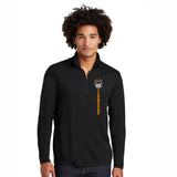 Tri the Wildwoods Left Chest Print Men's TriBlend 1/4 Zip