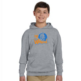 TRI the WILDWOODS Youth Fleece Hoody - Athletic Heather - Chair