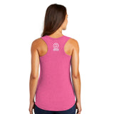 TRI the WILDWOODS Women's Triblend Tank - Fuchsia Frost - Chair