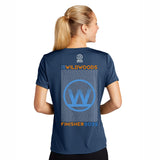 TRI the WILDWOODS Women's Tech Tee - Navy - Finisher 2022