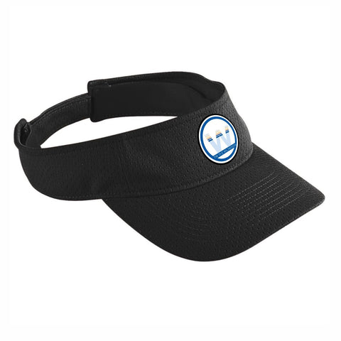 TRI the WILDWOODS Visor - Tech Velcro - Black - Logo