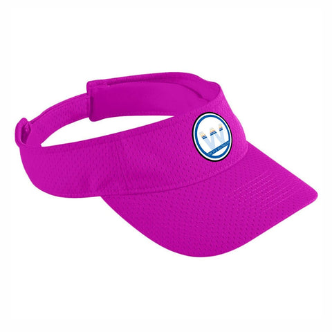 TRI the WILDWOODS Visor - Tech Velcro - Power Pink - Logo