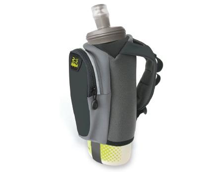 Hydraform 16 oz Pocket Handheld Soft-Tech - Charcoal / Grey - Amphipod