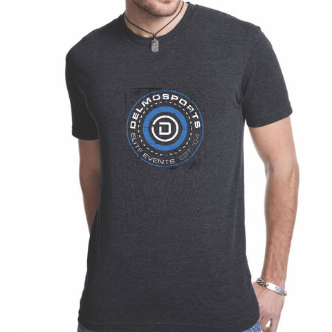 DelMoSports: Hub Men's Next Level Triblend Vintage Black - SS