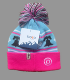 Delmo Pom Beanie - Multicolor