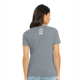 TRI the WILDWOODS Women's Fashion Relaxed Tee - Athletic Heather - State